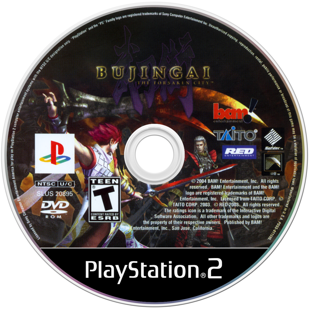 Bujingai The Forsaken City media 4 for Playstation 2